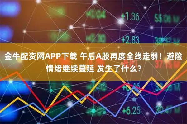 金牛配资网APP下载 午后A股再度全线走弱！避险情绪继续蔓延 发生了什么？