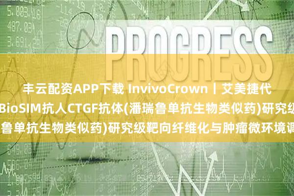 丰云配资APP下载 InvivoCrown丨艾美捷代理（货号：SIM0189）BioSIM抗人CTGF抗体(潘瑞鲁单抗生物类似药)研究级靶向纤维化与肿瘤微环境调控研究